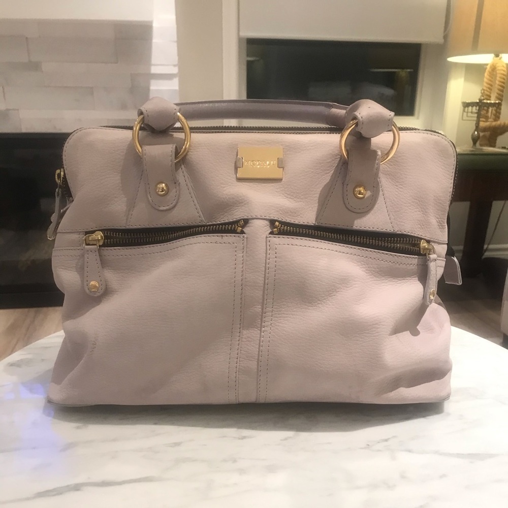 Modalu London Pippa bag- light toned grey leather